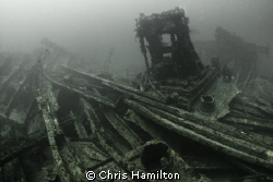 The S.S. Bohemain struck a ledge in a storm and broke up ... by Chris Hamilton 